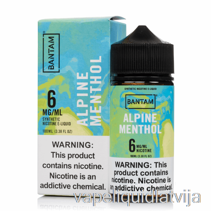 Alpu Mentols - Bantam Vape - 100ml 3mg Vape šķidrums